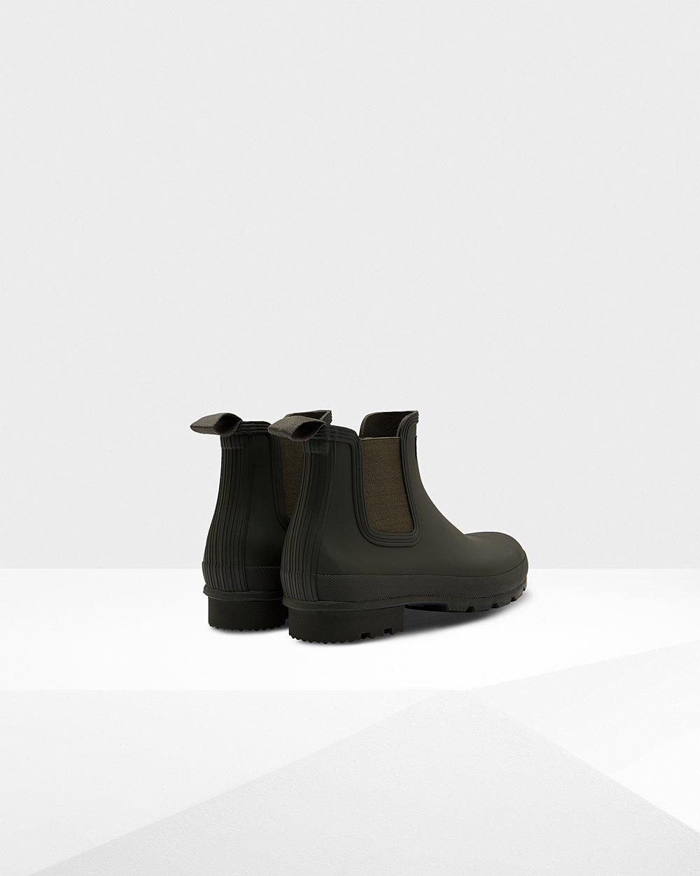 Men Hunter Original | Chelsea Boots Dark Olive | NZ-71569-YVLD